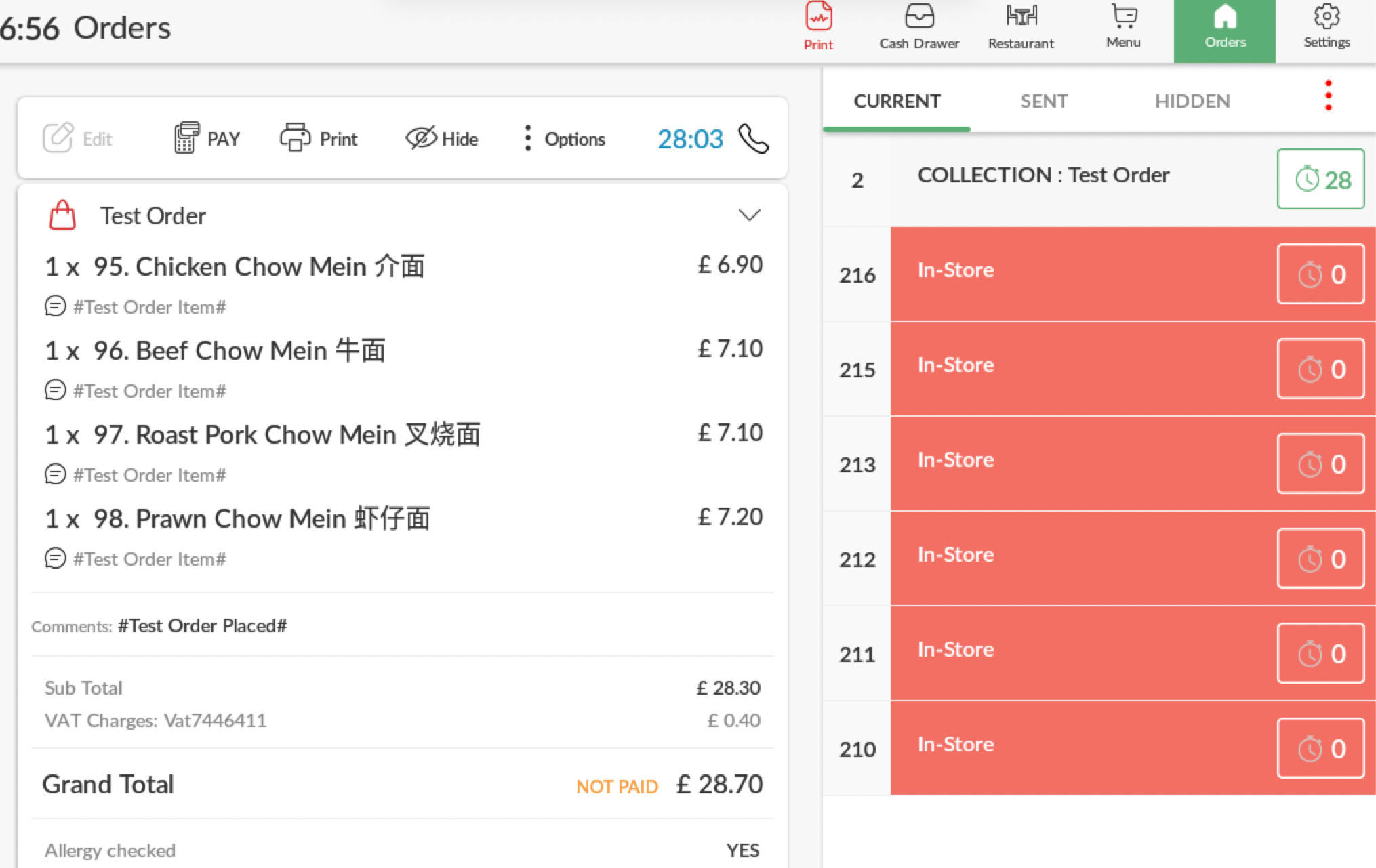 How to manage/process the Collection Order
