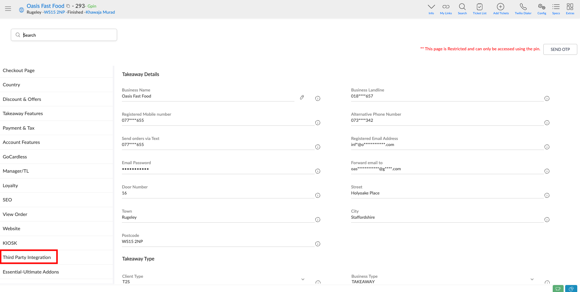 How to disable Google Food Ordering